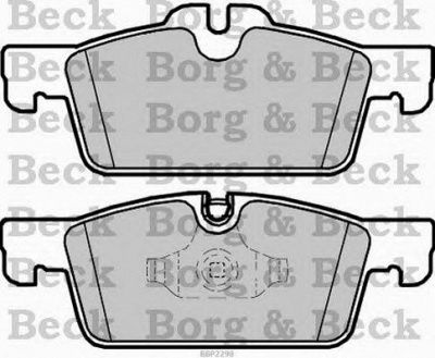 BORG & BECK bbp2298 -  Комплект тормозных колодок, дисковый тормоз
